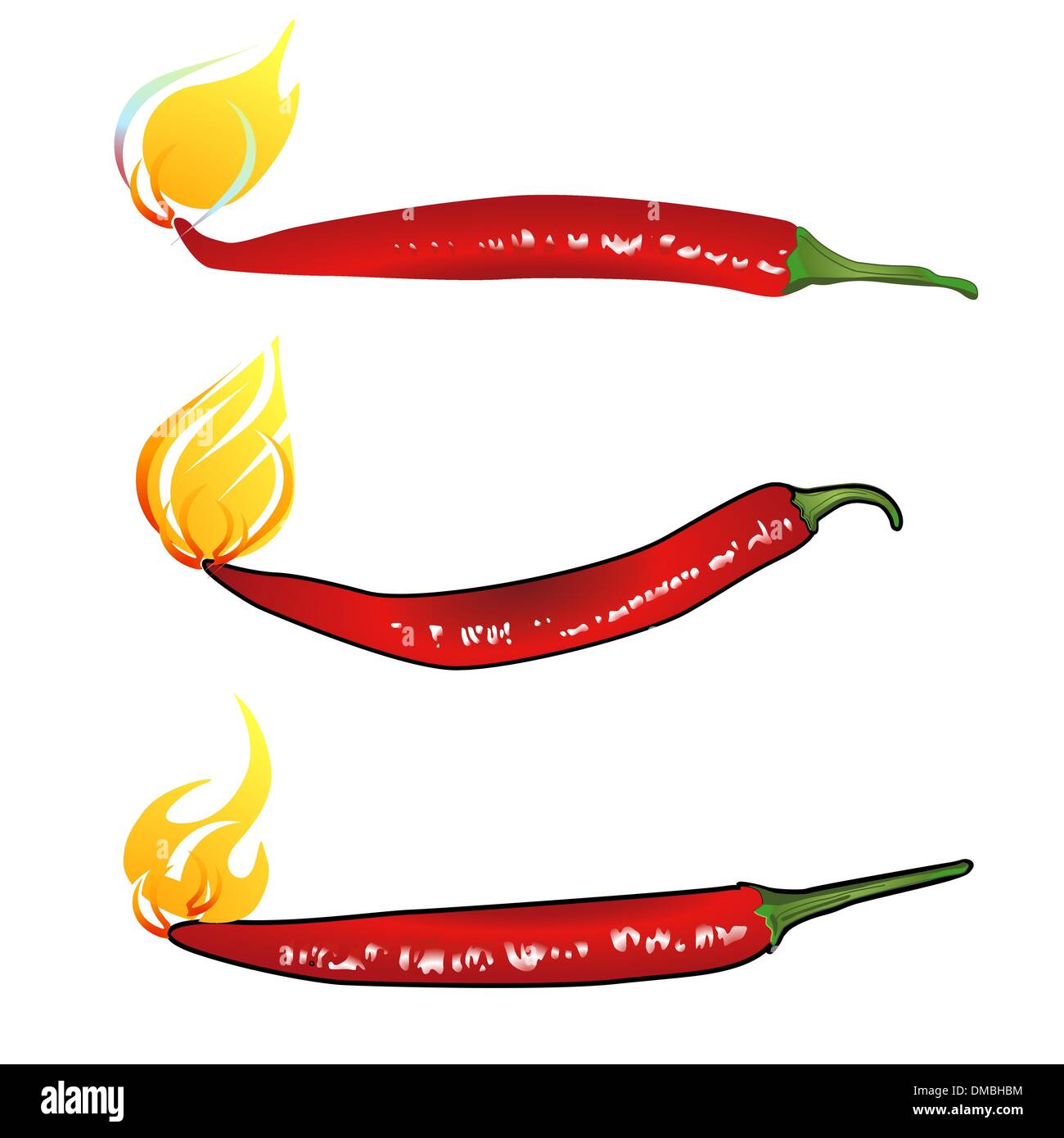 Red Hot Chili Peppers Illustration de Vecteur