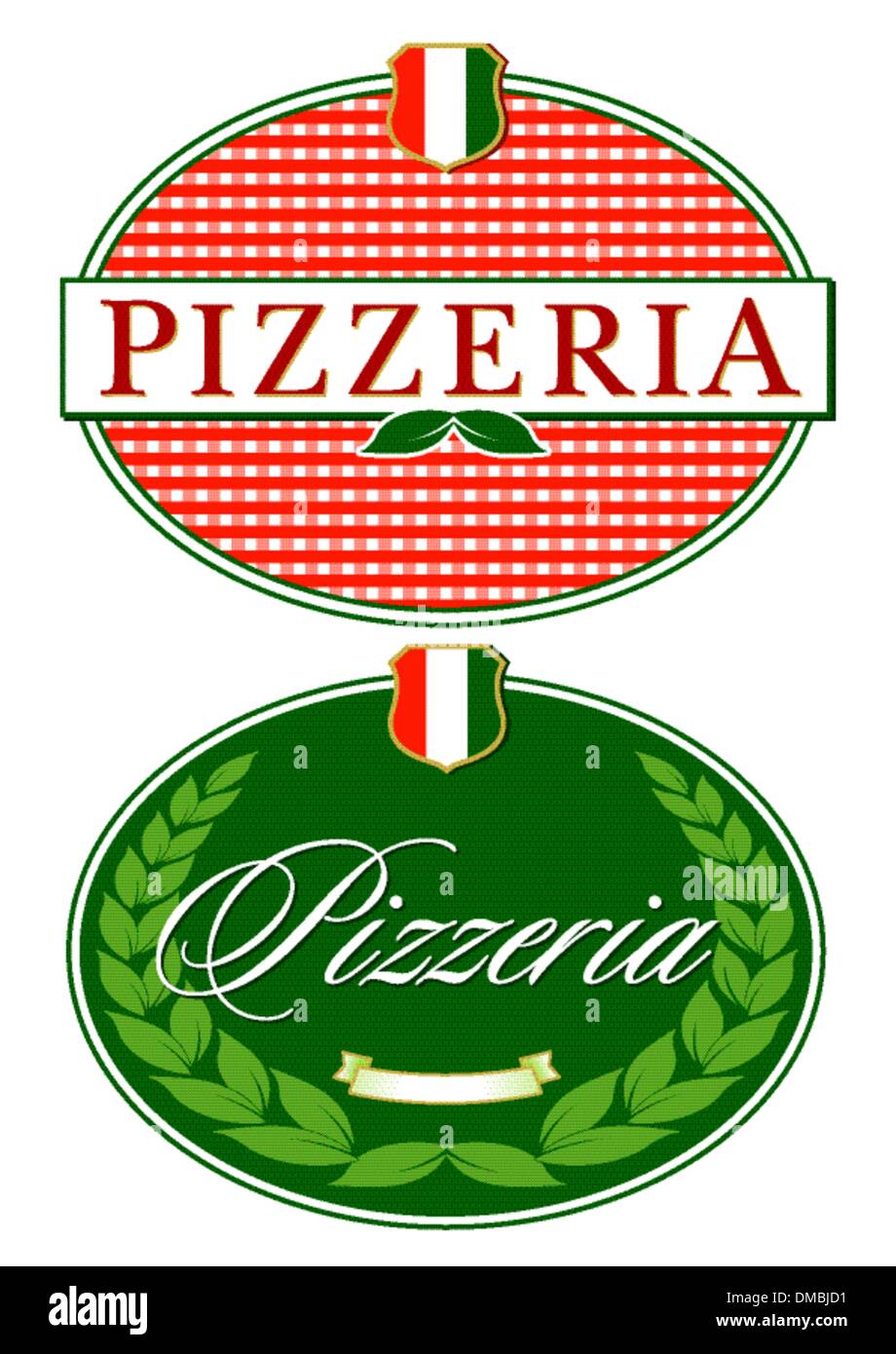Restaurant Pizza sign Illustration de Vecteur