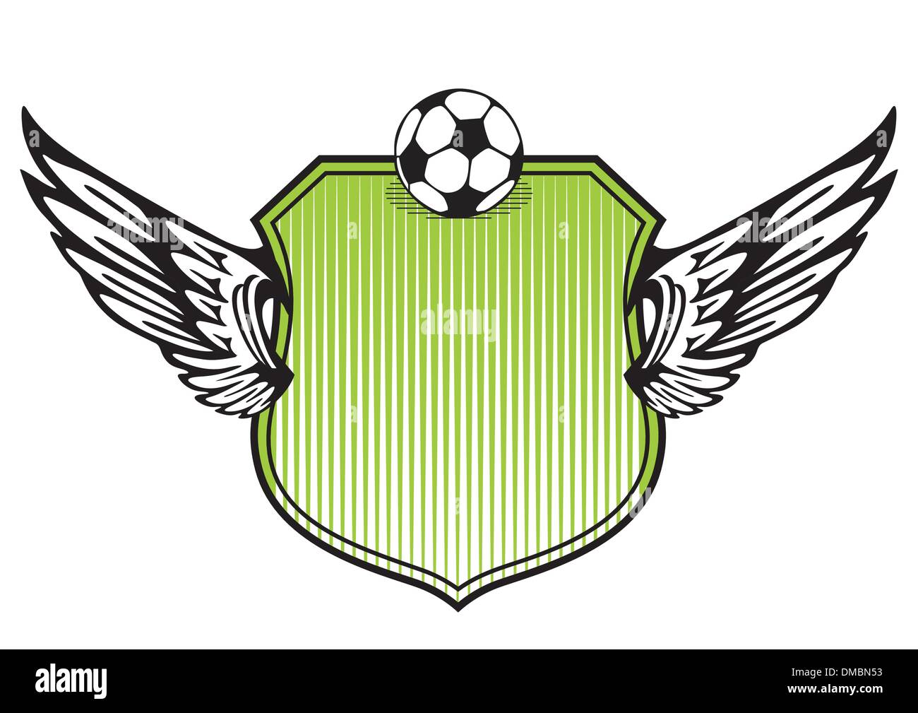 Bouclier de football Illustration de Vecteur