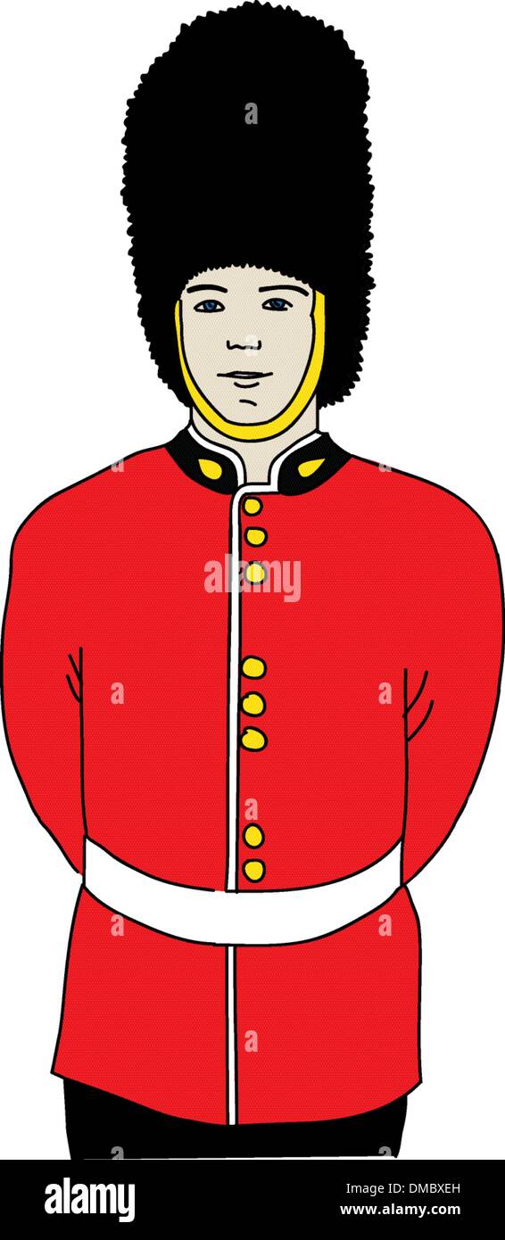 3 Gardes Britains Armée Anglaise - Les Soldats De La Reine - Échelle 1/32 (Plomb Peint) - TB État