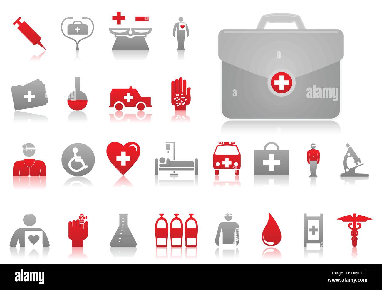 Icons4 médical Illustration de Vecteur