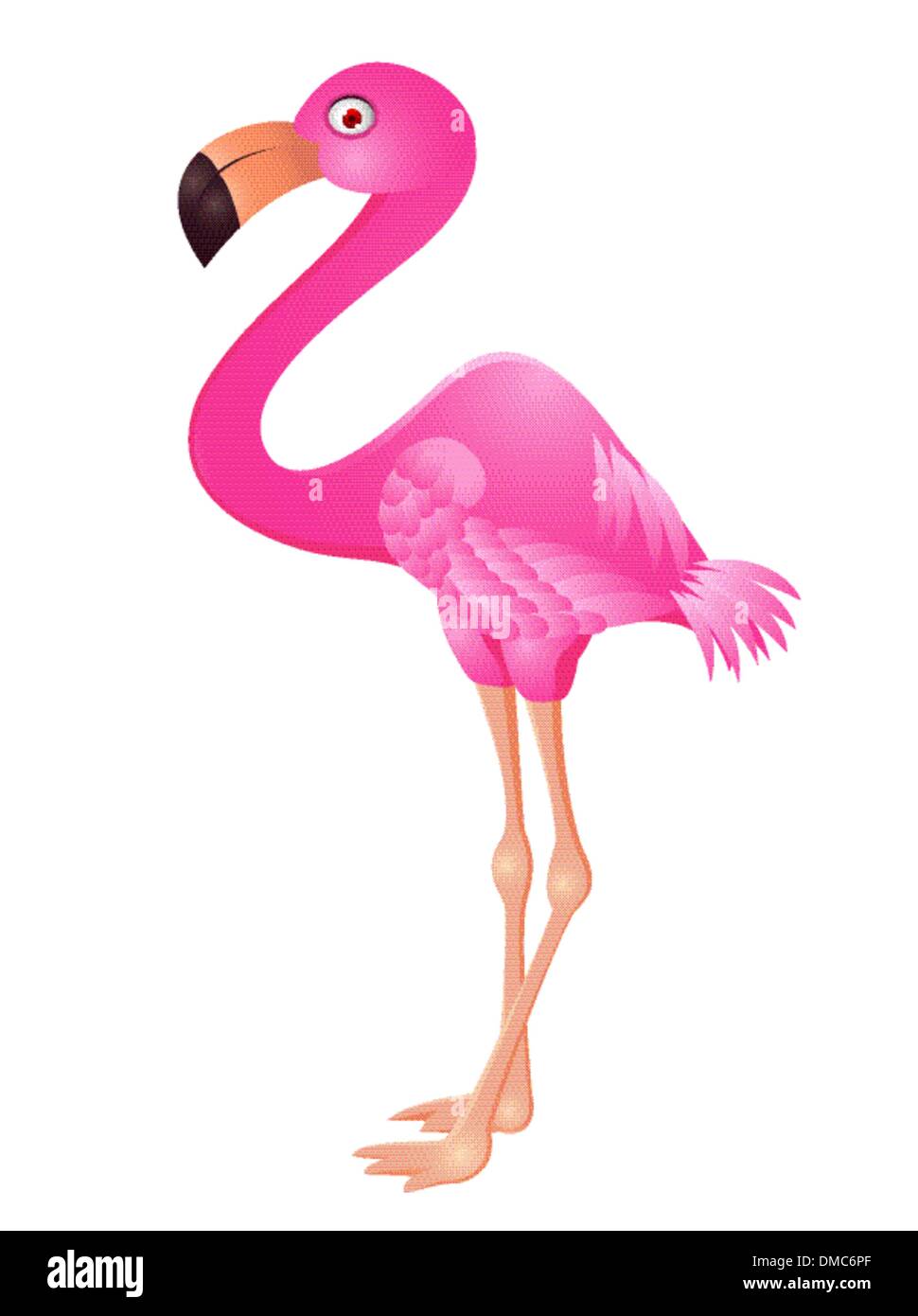 Flamingo cartoon Illustration de Vecteur