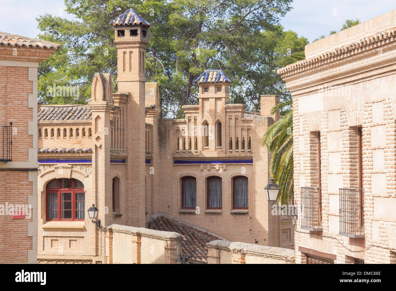 Vieilles rues médiévales étroites de la ville de Tolède, Espagne Banque D'Images