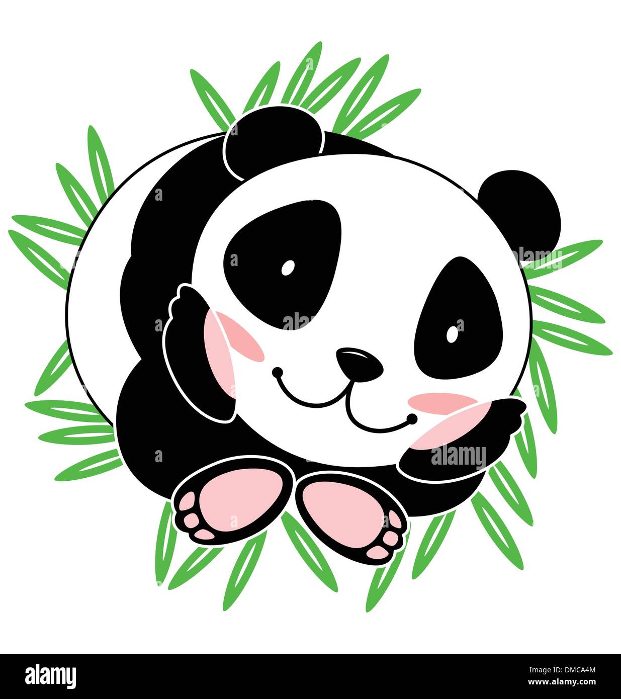 Panda mignon Illustration de Vecteur Panda mignon Illustration de Vecteur