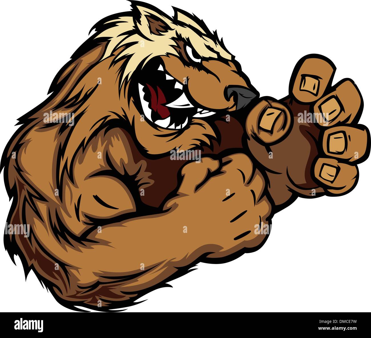 Wolverine Animal Cartoon Illustration Banque D Image Et Photos Alamy