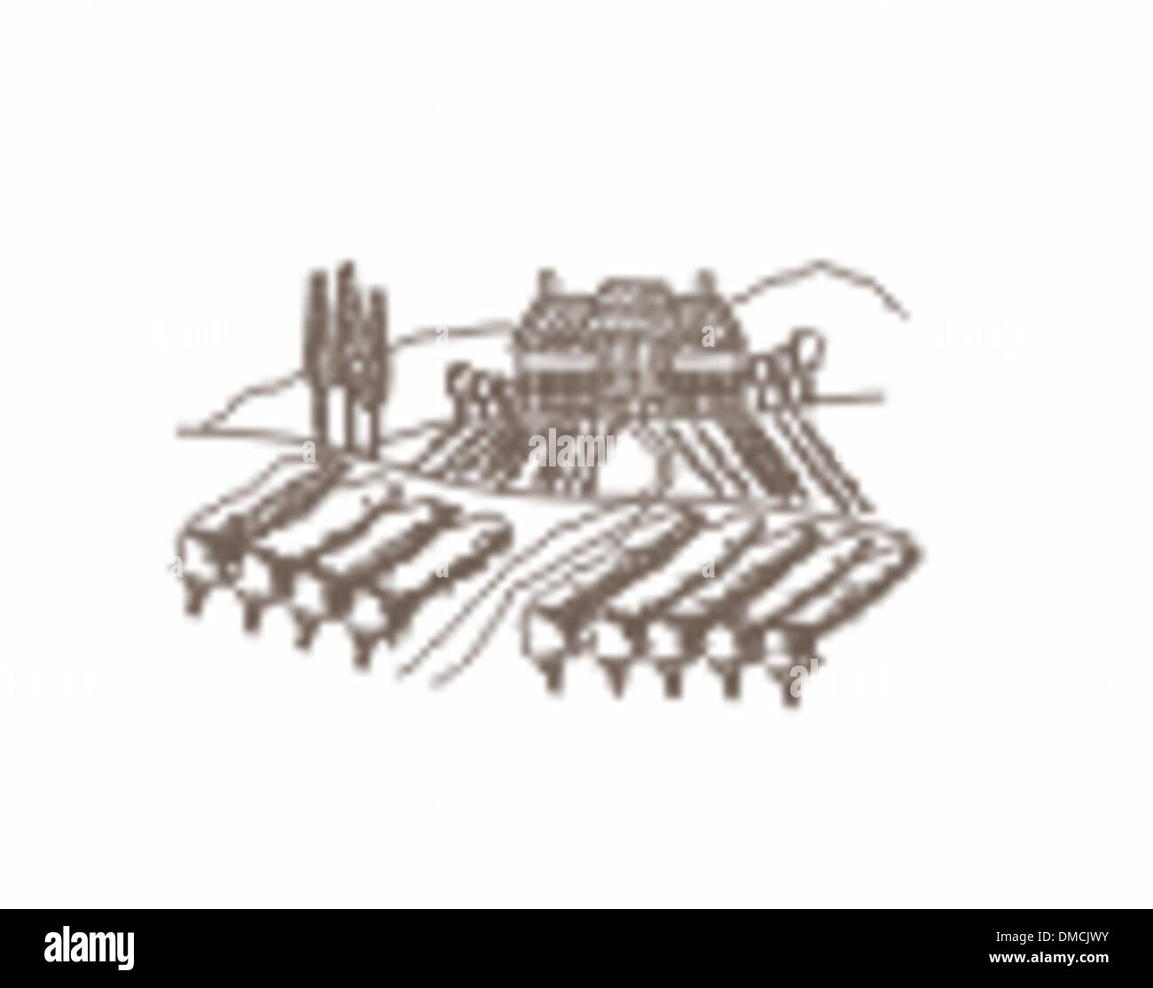 Illustration Vecteur de vignoble Illustration de Vecteur
