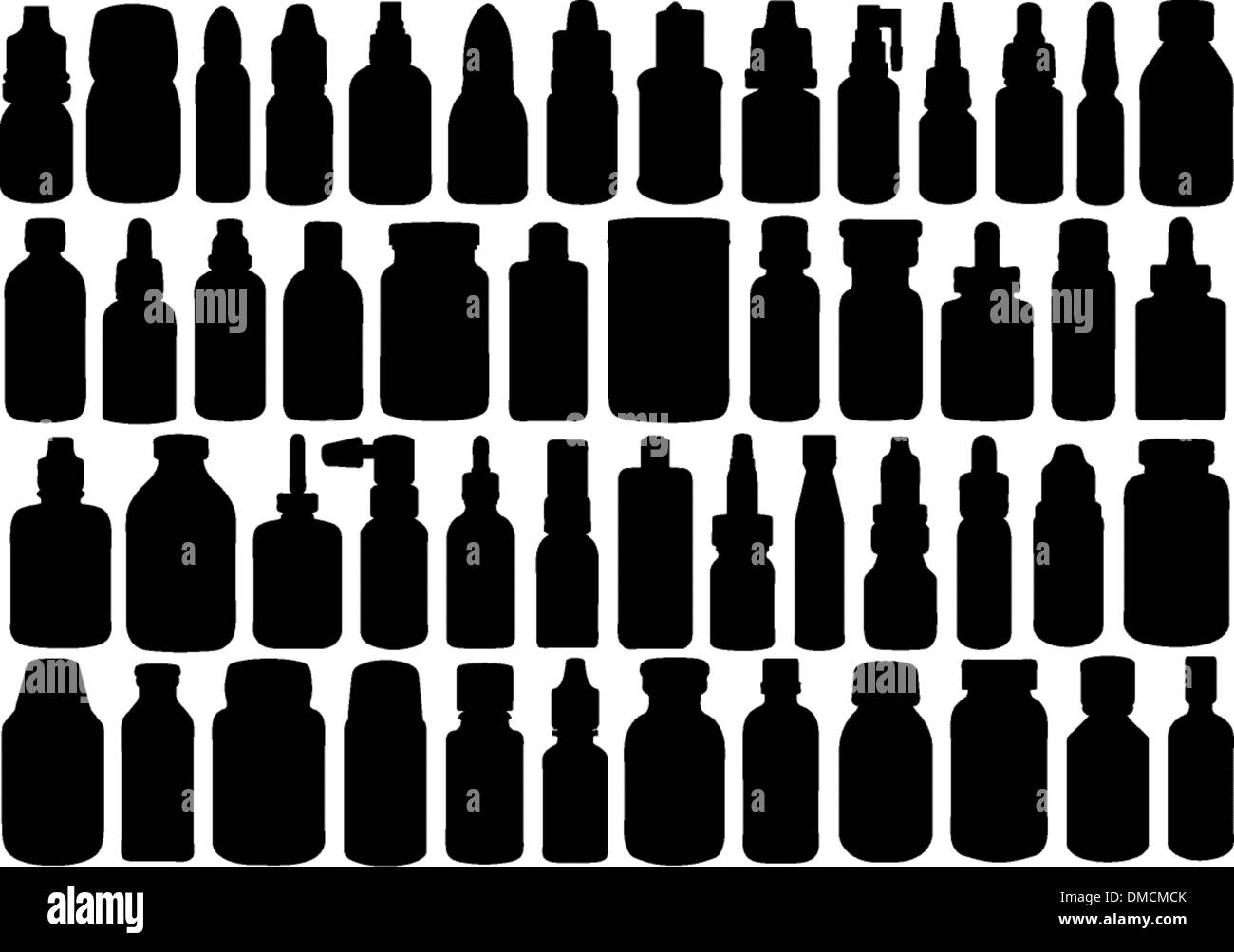 Flacon de médicament Illustration de Vecteur