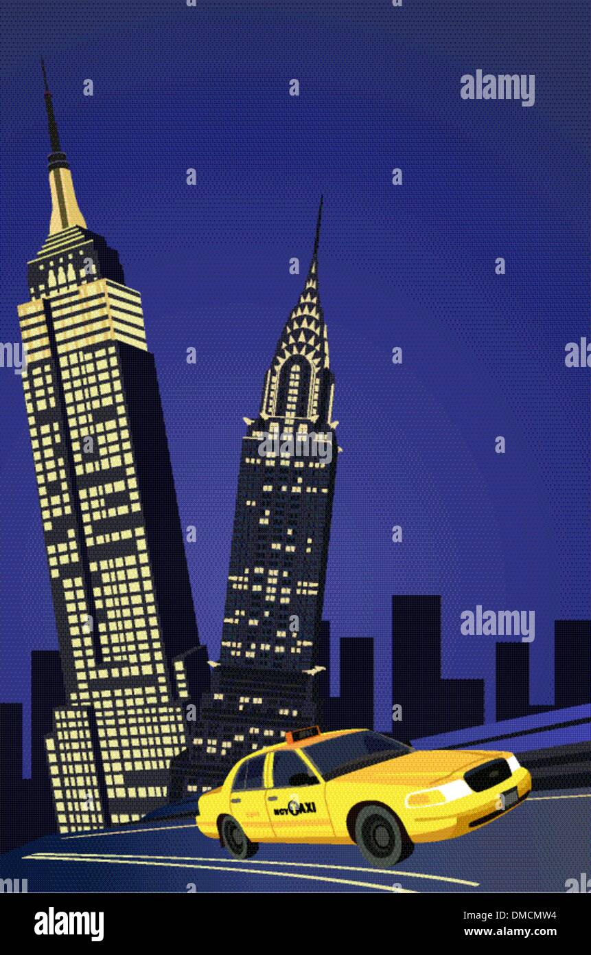 New York City Illustration de Vecteur