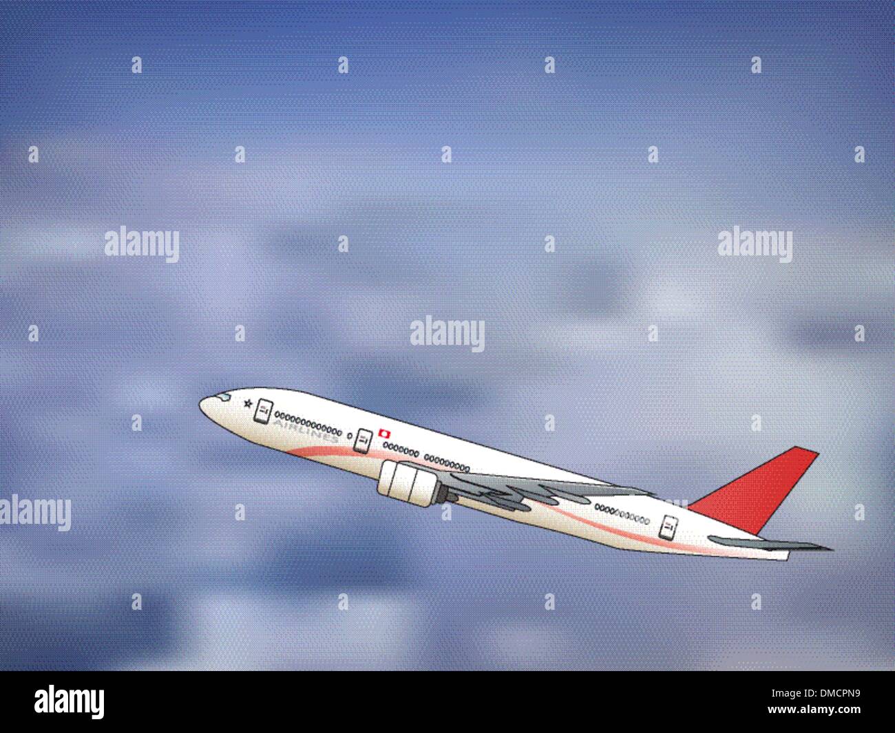 Airplane Illustration de Vecteur