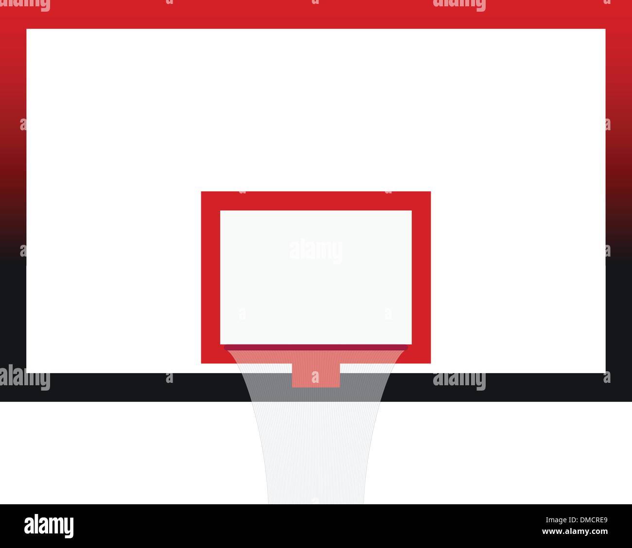 Vector Illustration de la cour de basket-ball de sélection Illustration de Vecteur
