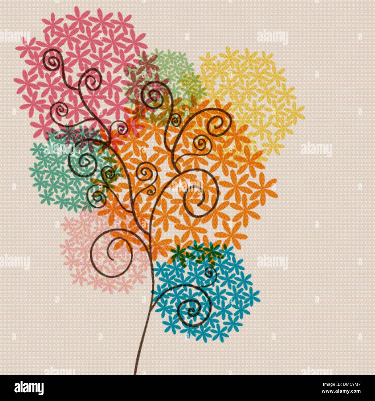 La transparence twirl blossom Illustration de Vecteur