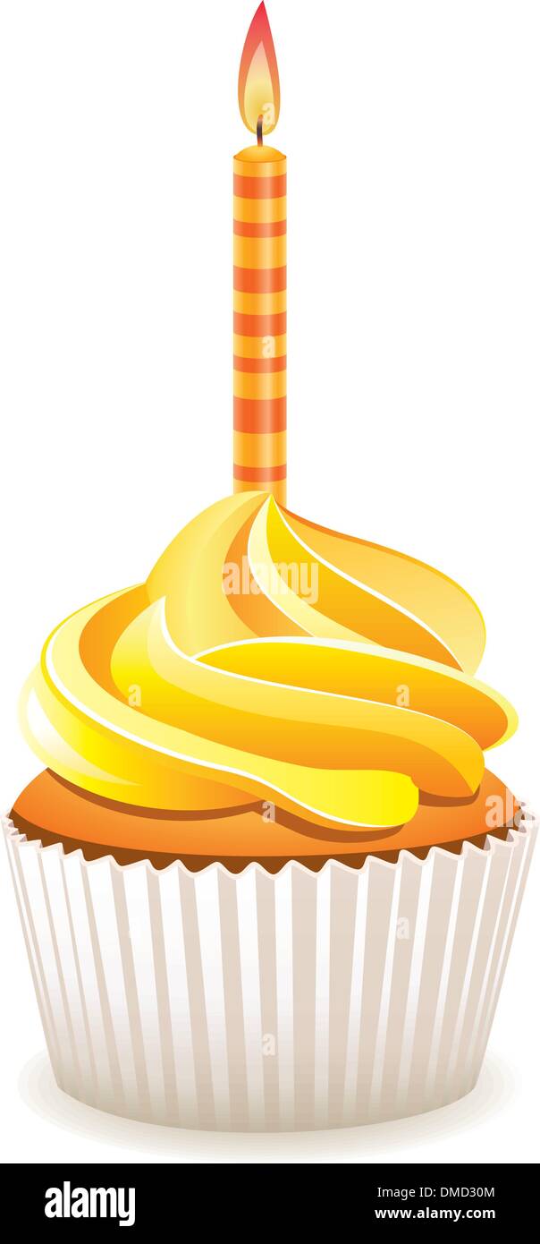 Vector cupcake Illustration de Vecteur