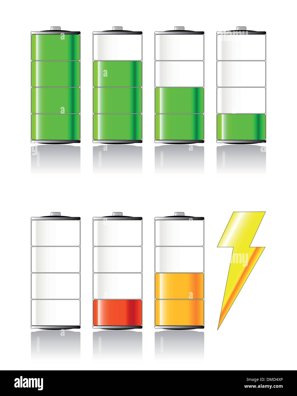 La charge de la batterie Illustration de Vecteur