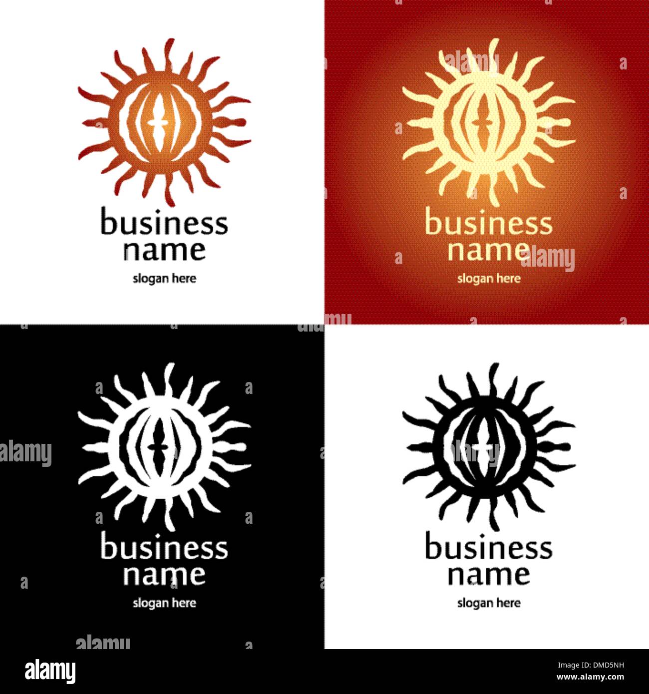 logo Sun Illustration de Vecteur