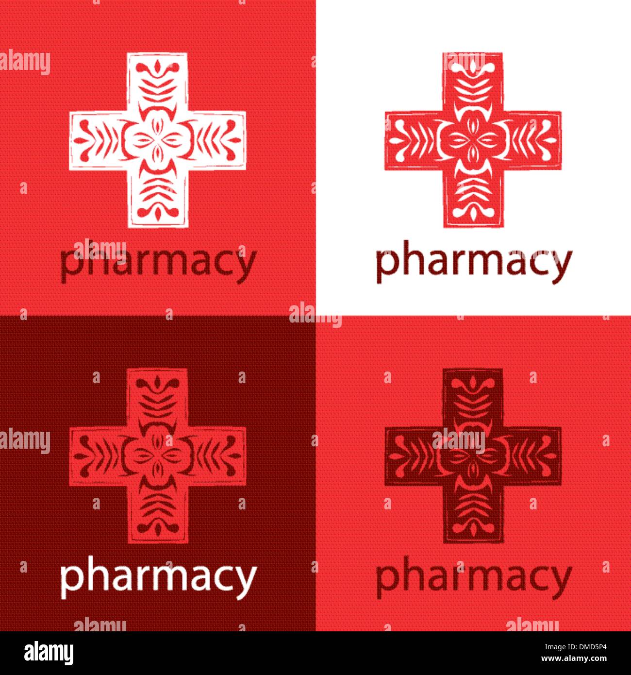 logo de la pharmacie Illustration de Vecteur