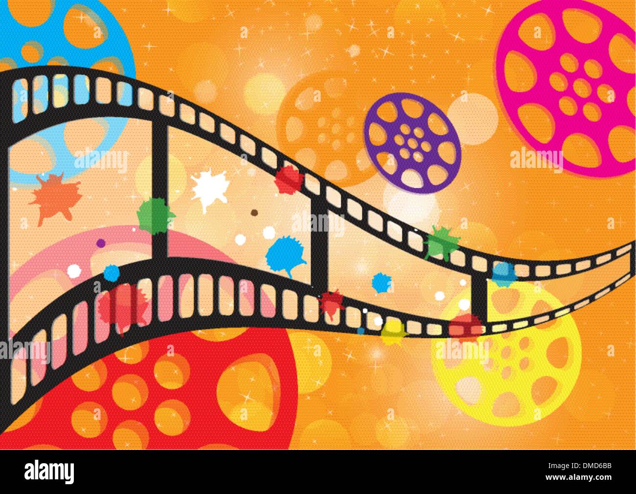 Film fond vector Illustration de Vecteur