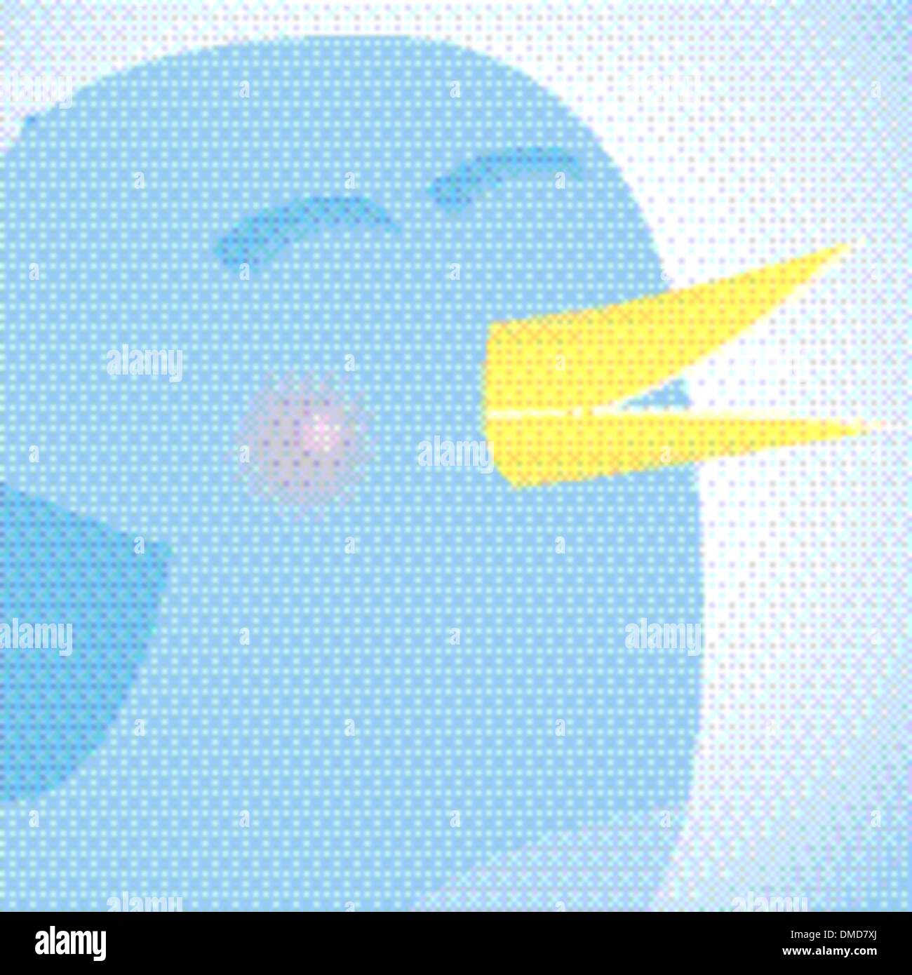 Blue Bird, réseau social media concept. Illustration de Vecteur