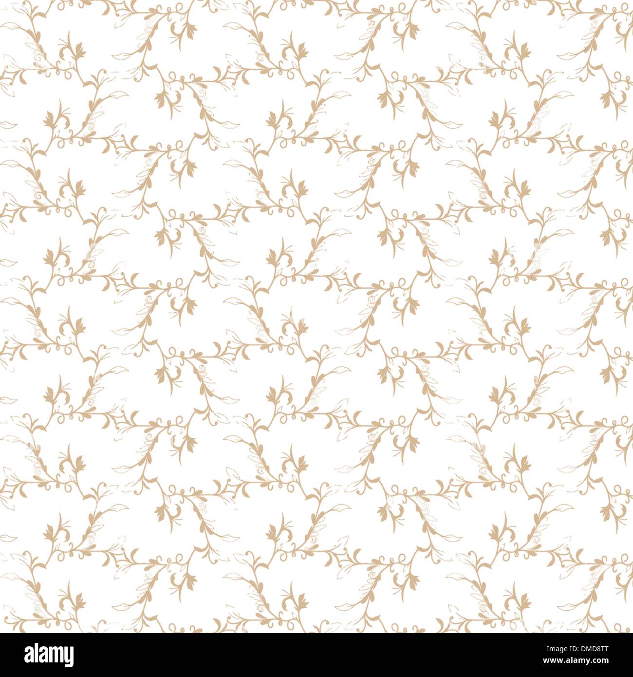 Motif floral transparent Illustration de Vecteur