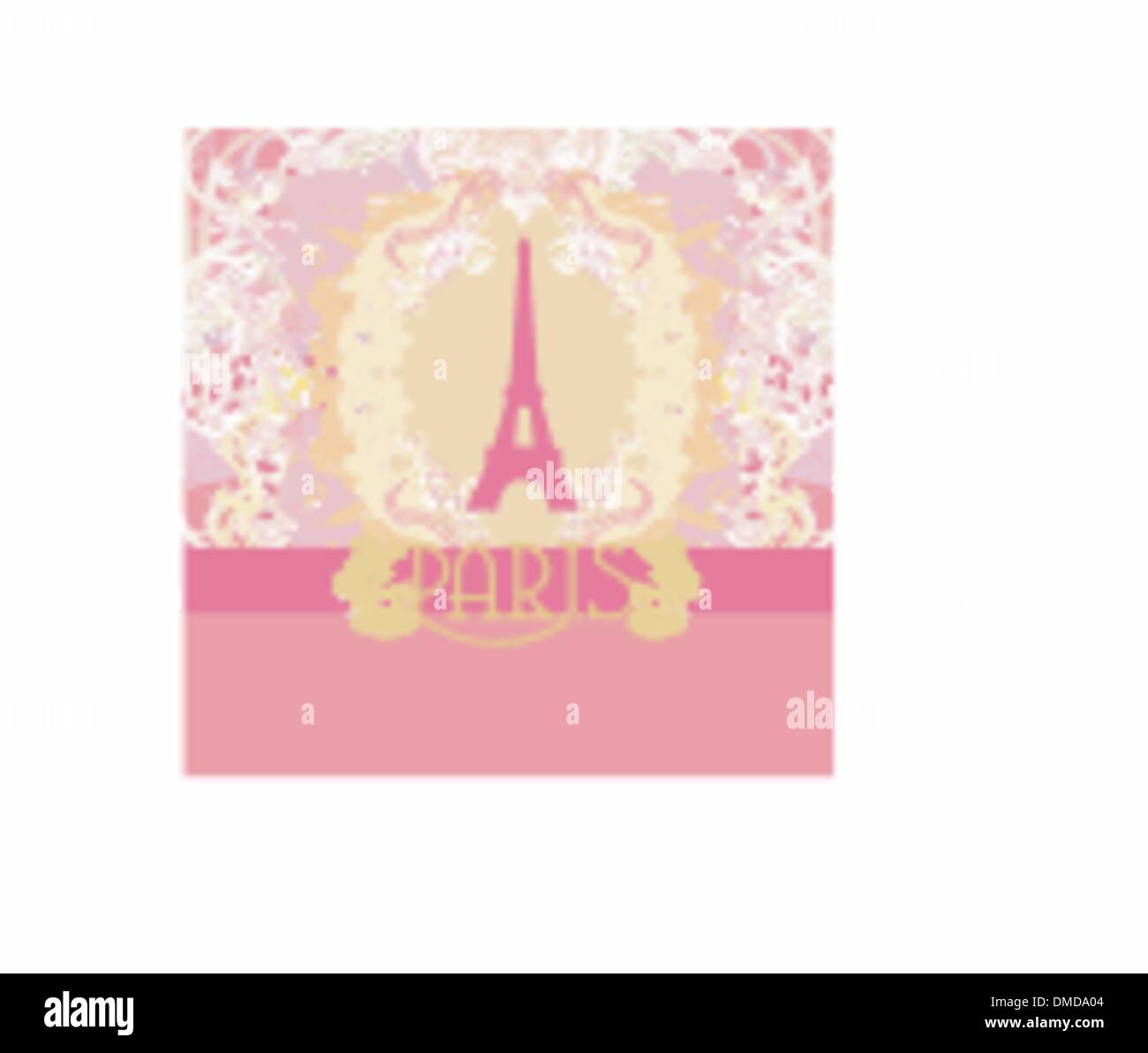Contexte artistique de la tour Eiffel. Vector illustration. Illustration de Vecteur