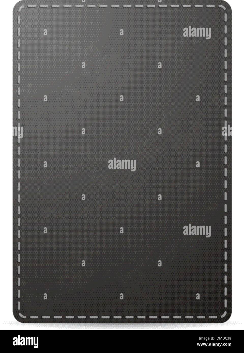 Vector black notebook page couverture Illustration de Vecteur