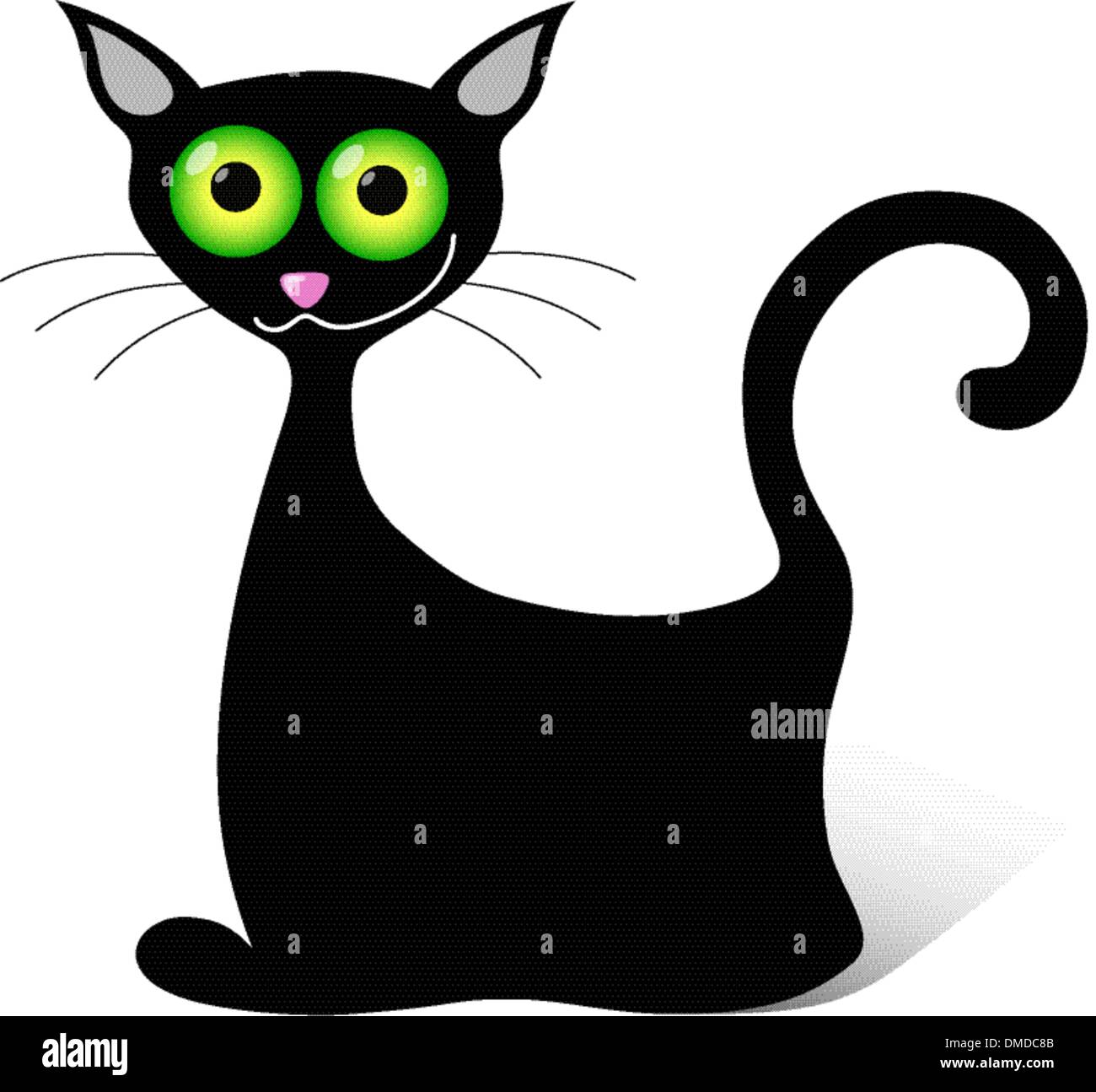 chat noir Illustration de Vecteur
