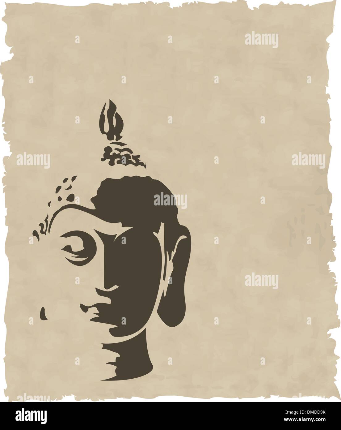 Le vecteur bouddha d'or Illustration de Vecteur