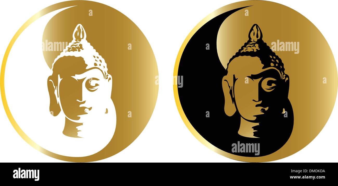 Le vecteur bouddha d'or Illustration de Vecteur