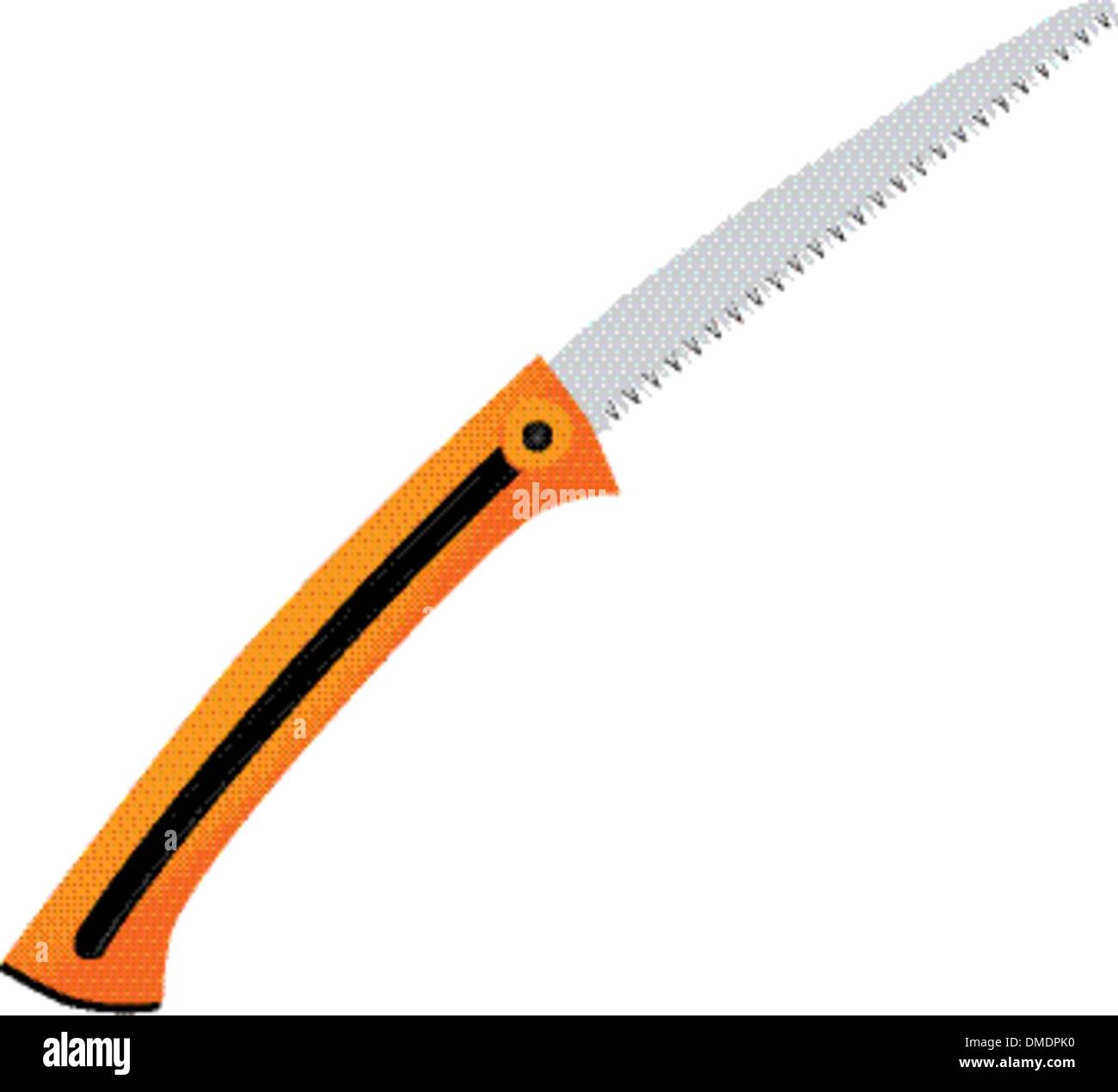 Vu du jardin Illustration de Vecteur