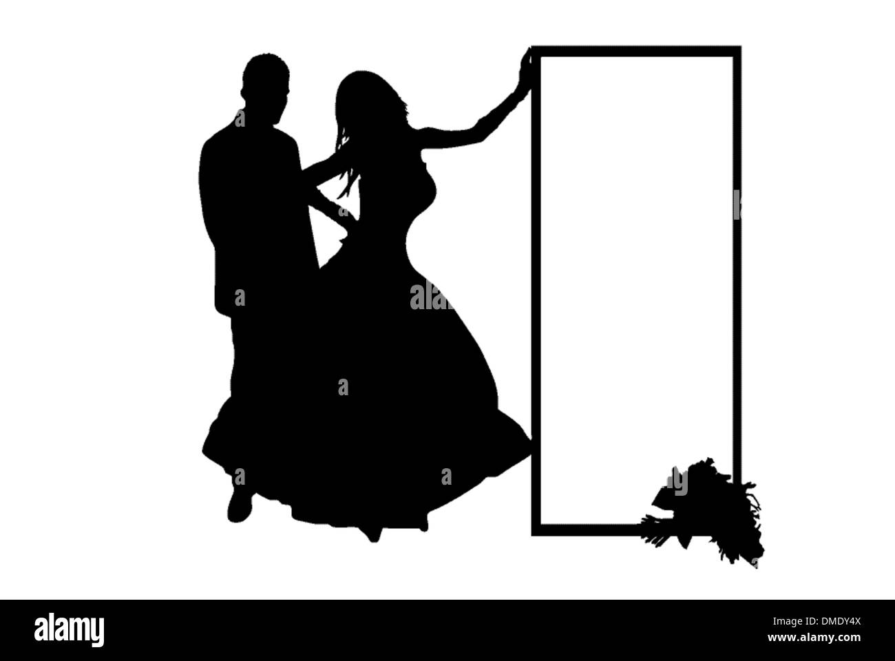 Vecteur de couple de mariage Illustration de Vecteur Vecteur de couple de mariage Illustration de Vecteur
