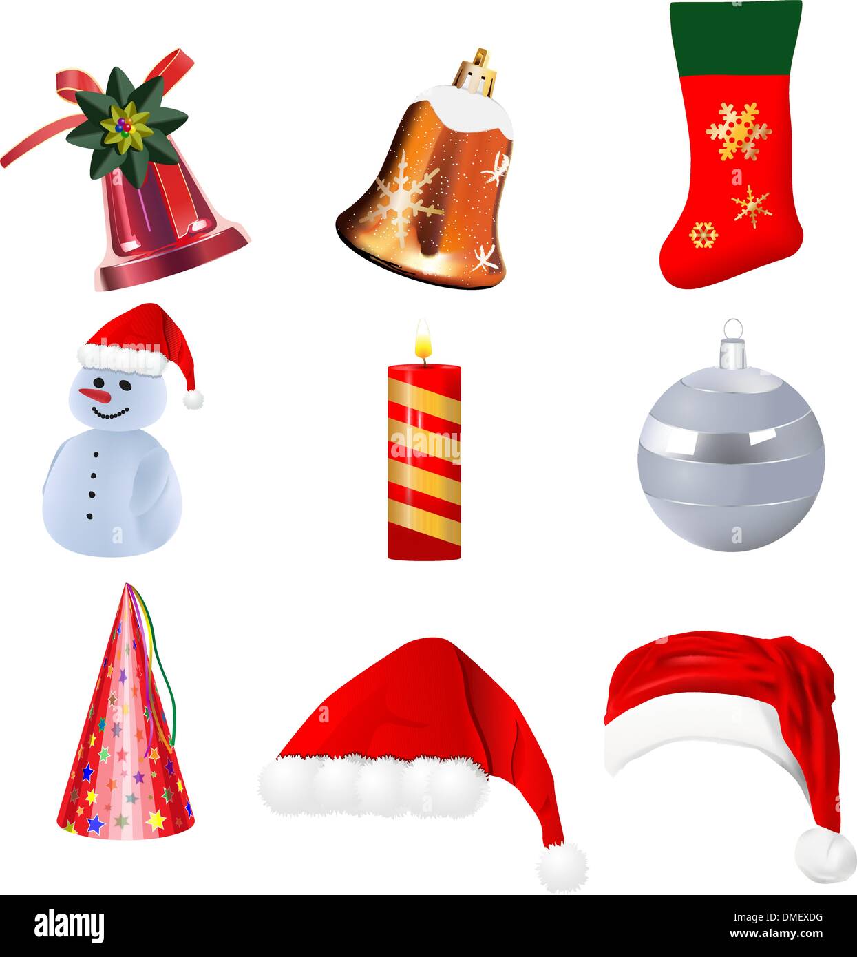 Symboles de Noël Image Vectorielle Stock Alamy