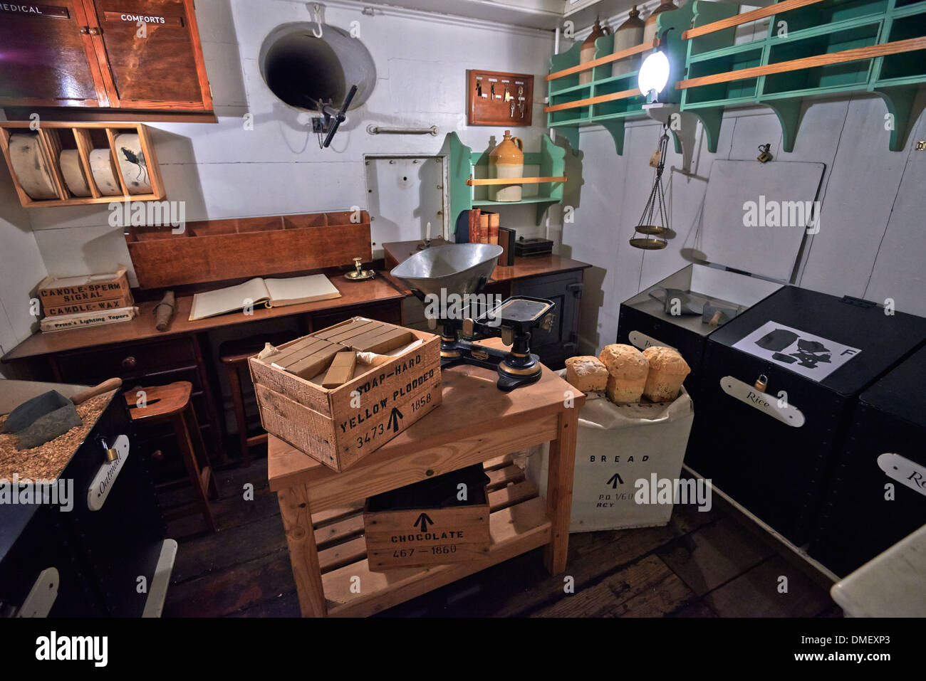 Le HMS Warrior (1860) était le nom de son navire de classe deux frégates blindées construit pour la Royal Navy en 1859-98 Banque D'Images