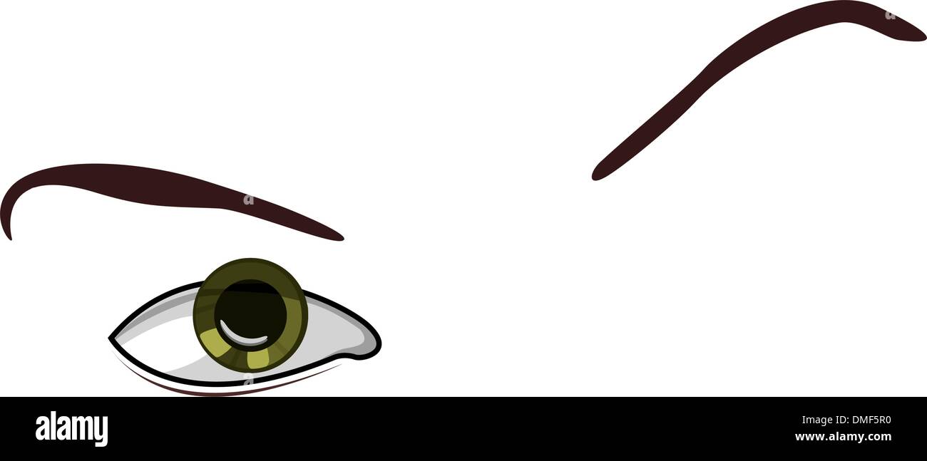 Vector illustration de beaux yeux Illustration de Vecteur