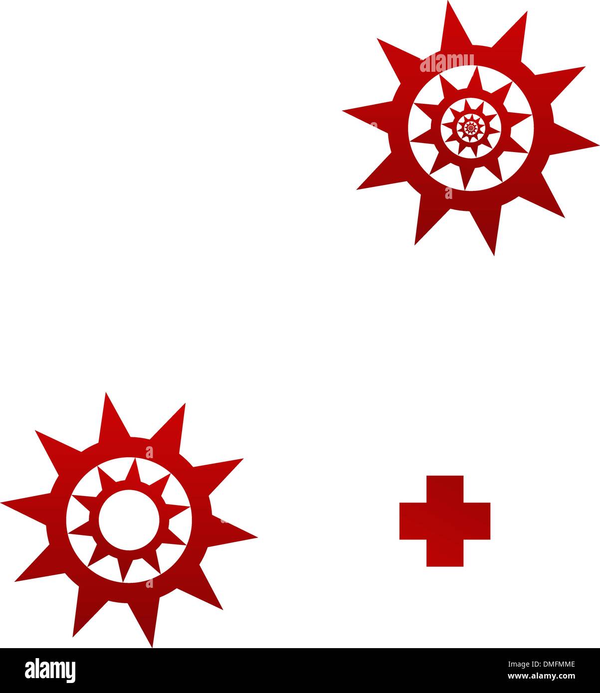 Ensemble d'éléments du vecteur pour la conception de logo Illustration de Vecteur