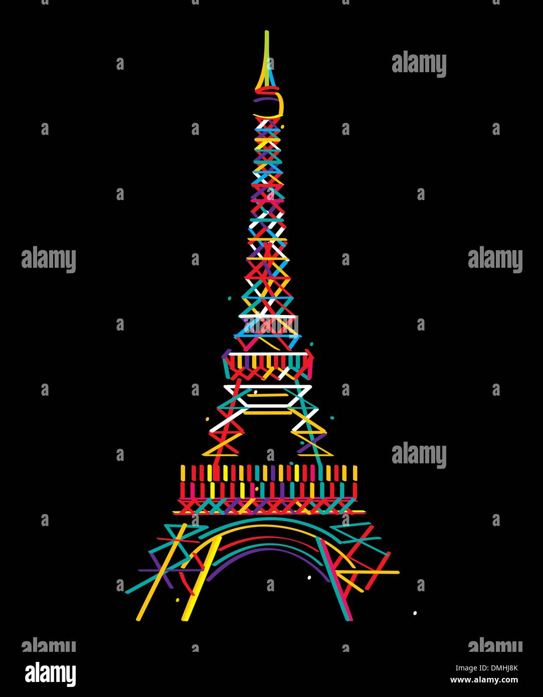 Tour Eiffel Illustration de Vecteur
