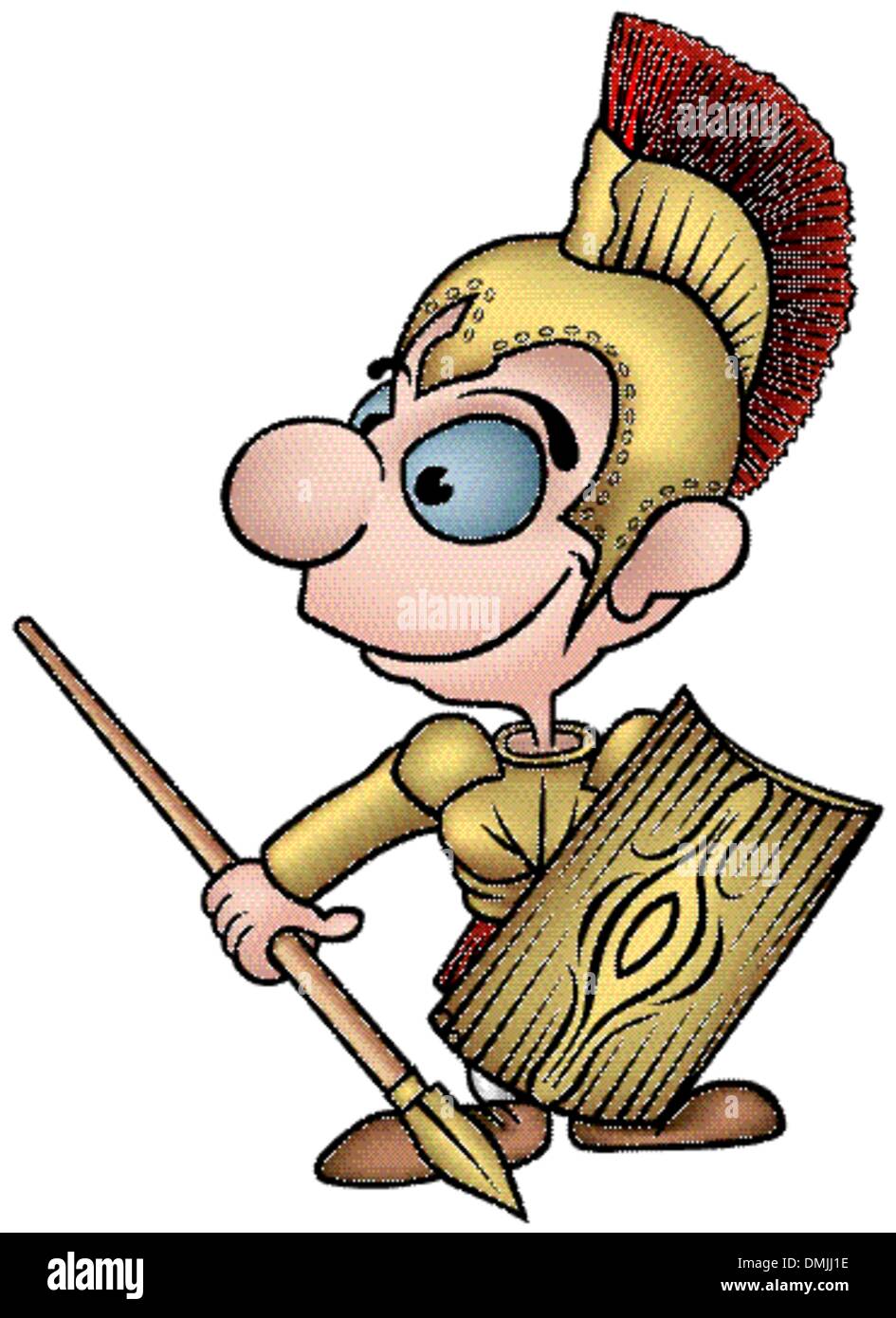 Soldat romain Illustration de Vecteur