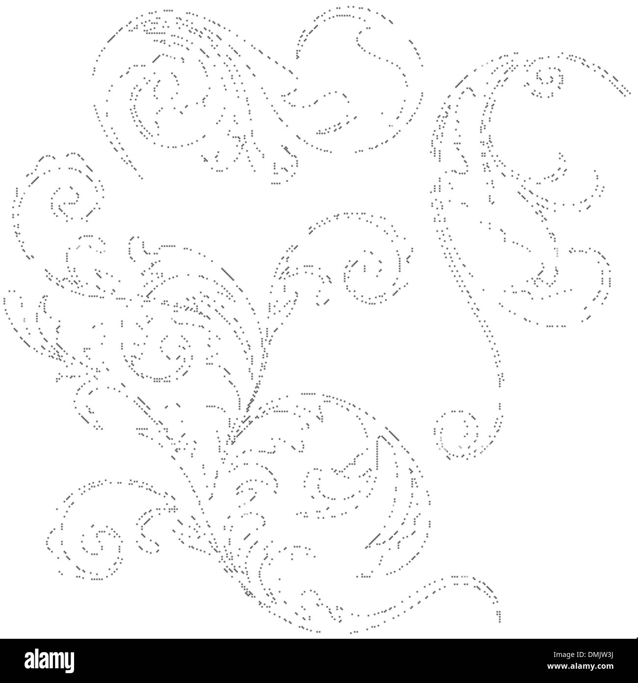 Décoration florale Illustration de Vecteur
