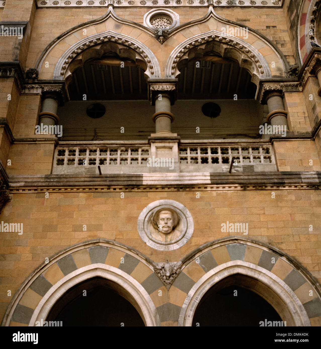 Victoria Chhatrapati Shivaji terminus Gare de Bombay Bombay dans le Maharashtra en Inde en Asie du Sud. Architecture Bâtiment Voyage Gothique Banque D'Images