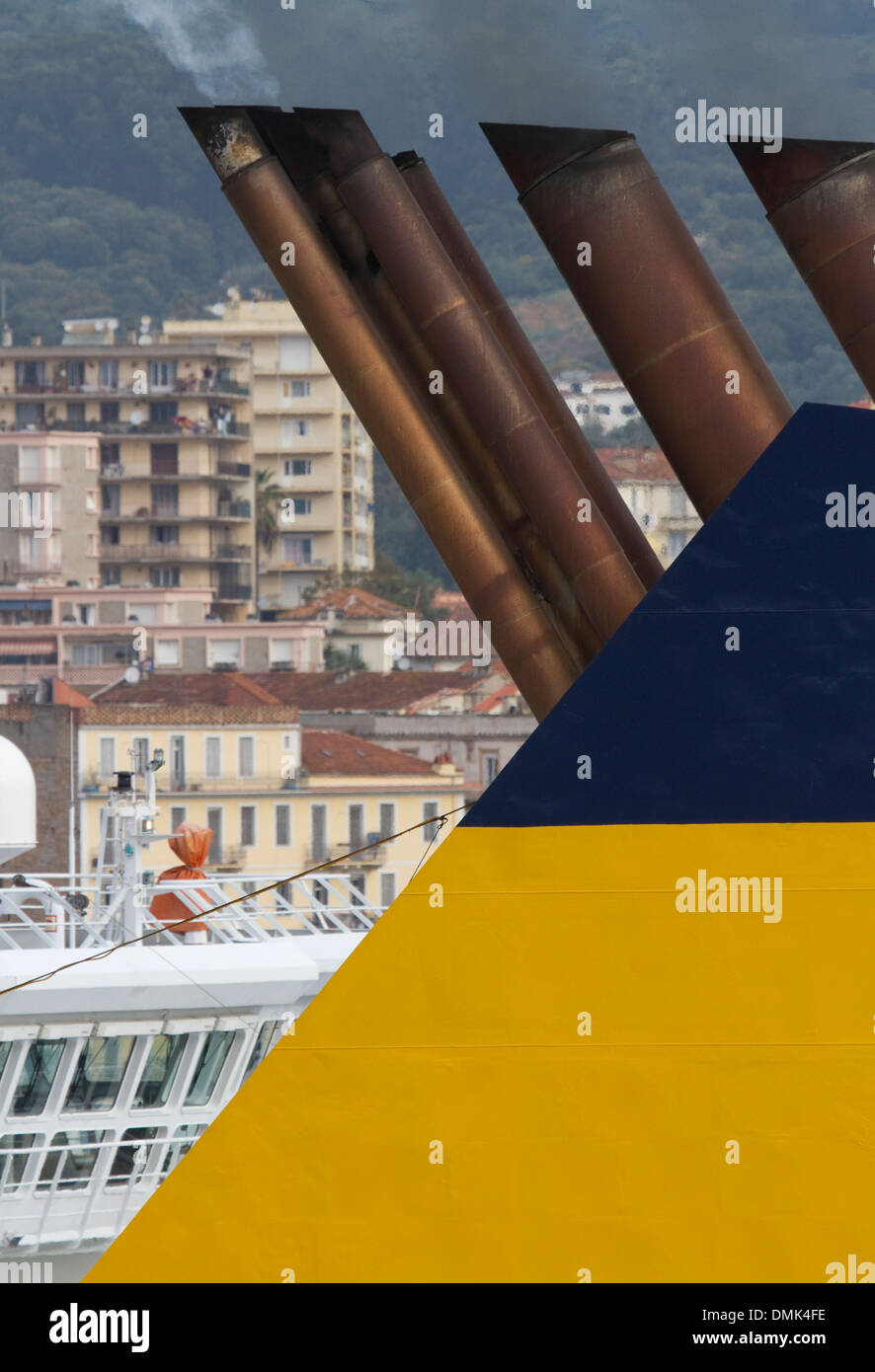 Scène d'Ajaccio. Banque D'Images