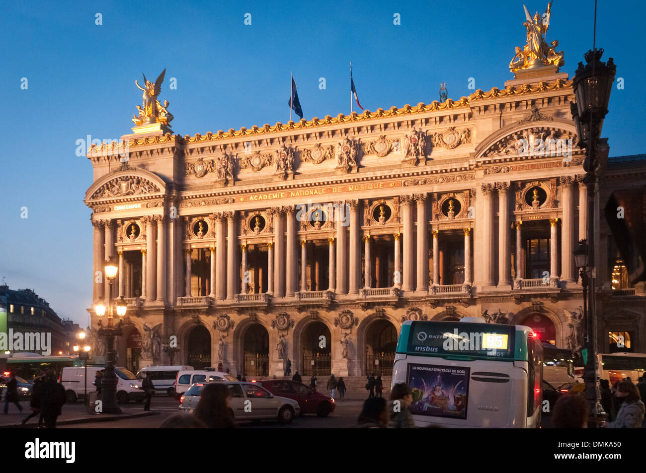L'Opéra Garnier, Paris, France. Banque D'Images