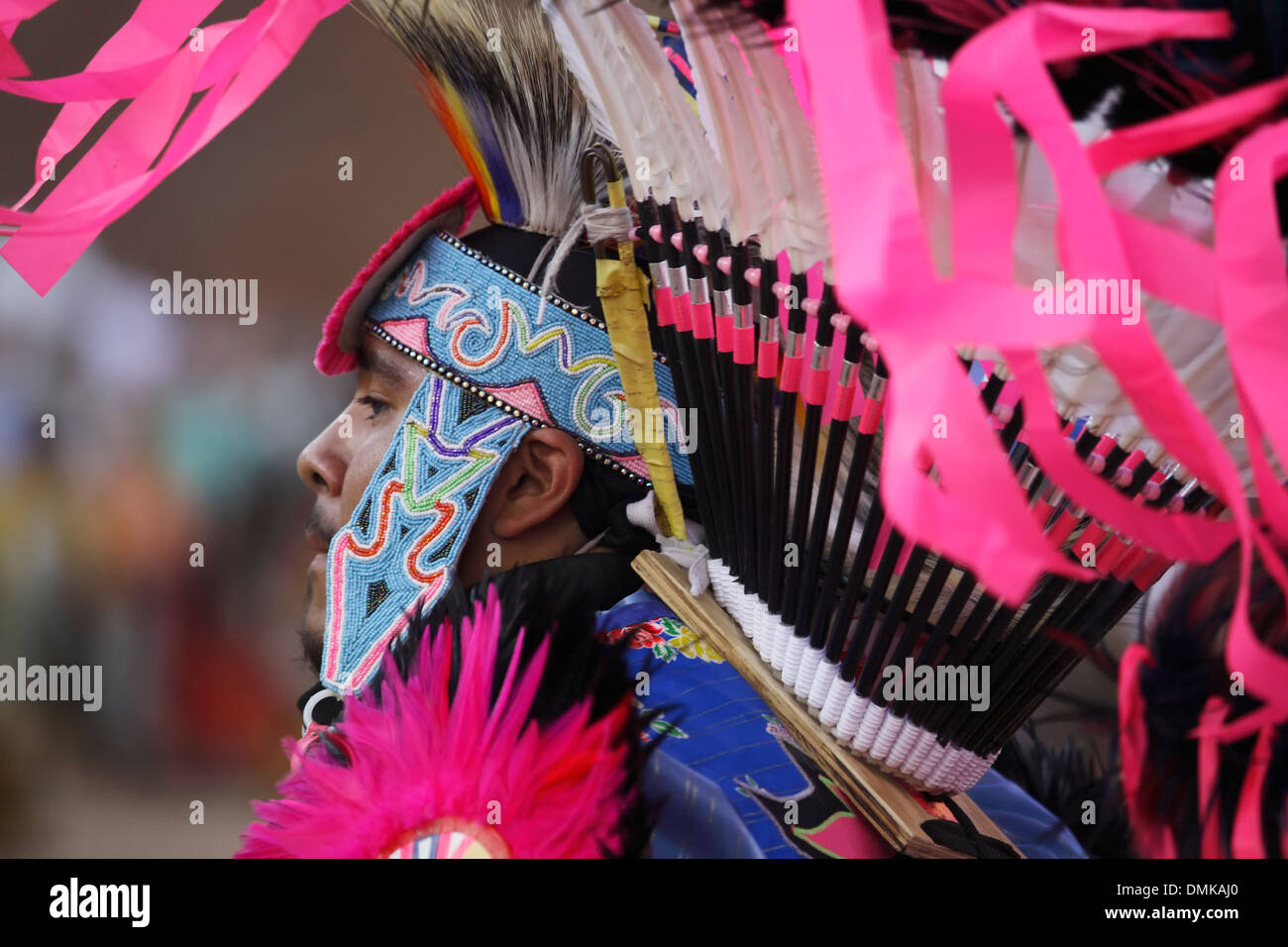 Danseur indien, pow wow, Gallup Inter-Tribal Ceremonial, Nouveau Mexique USA Banque D'Images