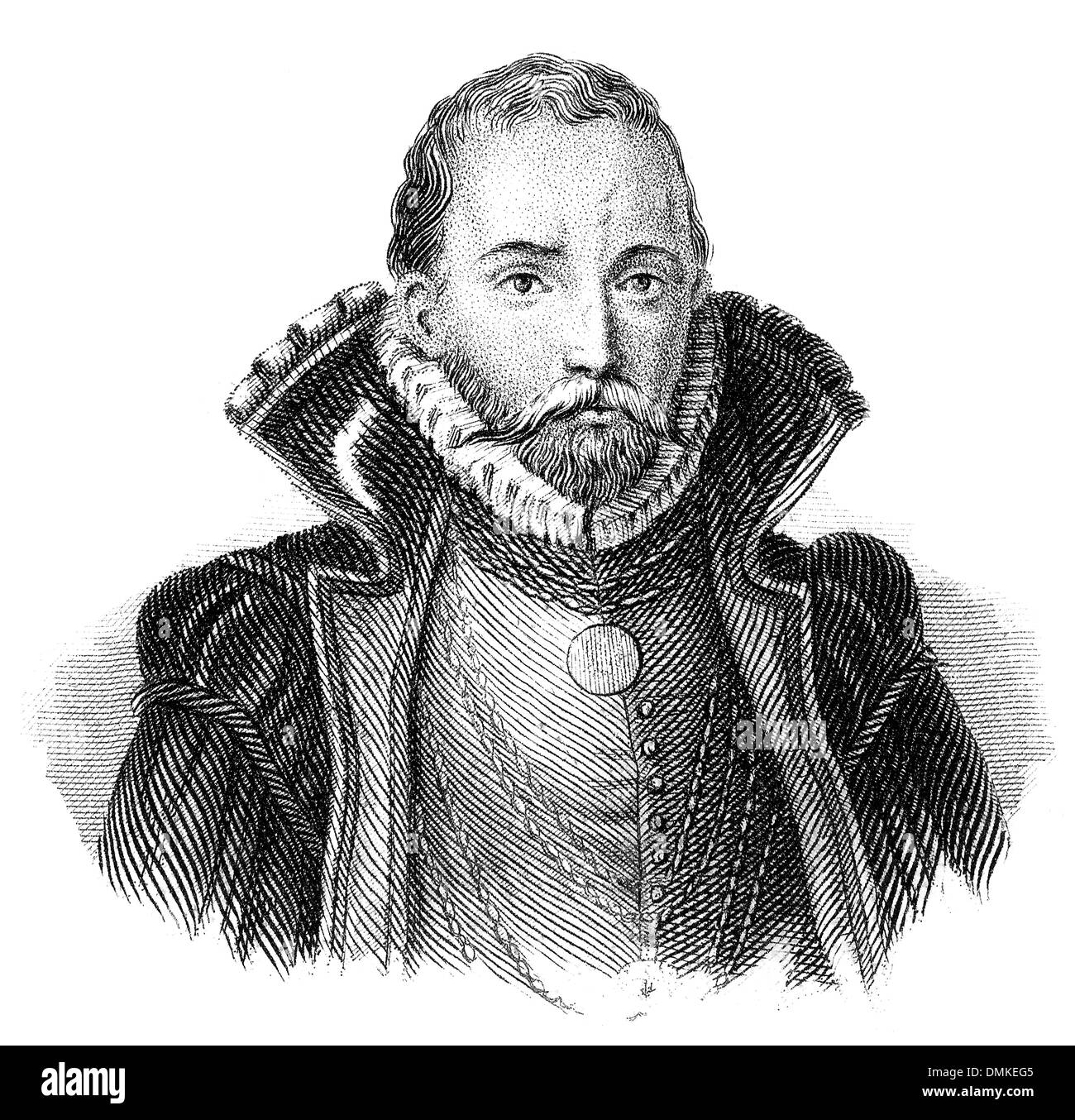 De Tycho Brahe, 1546 - 1601, l'astronome danois Tycho Brahé, de, 1546 - 1601, ein dänischer astronome extraterrestre Banque D'Images