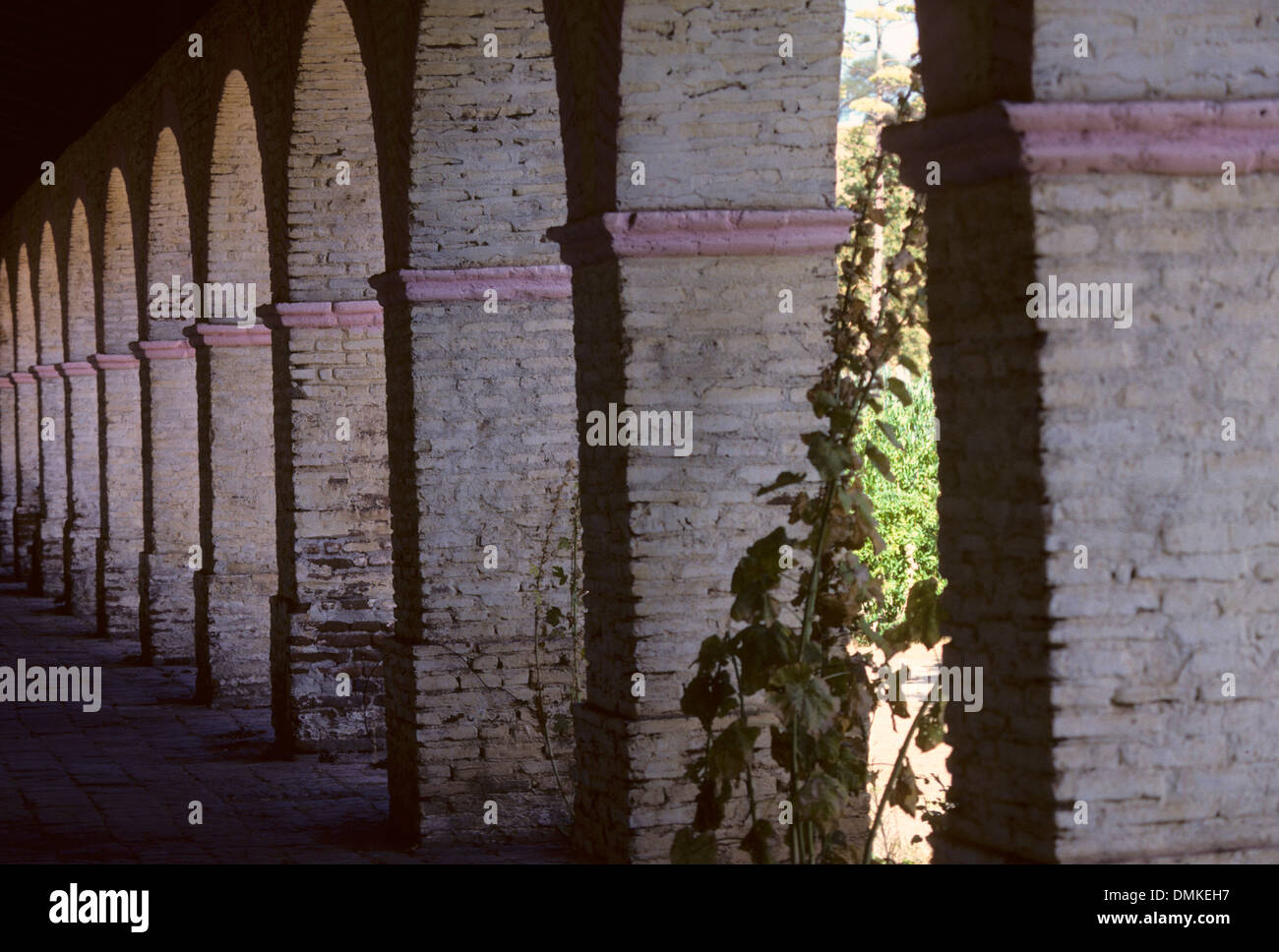 Arches, Mission San Antonio, Texas Banque D'Images