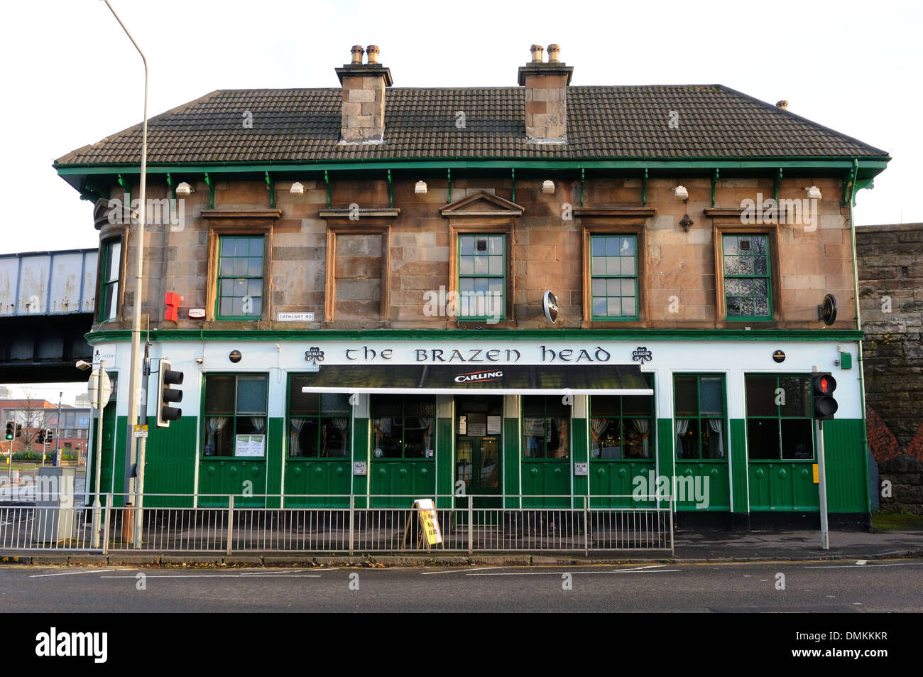 Le Brazen Head public bar dans le sud de Glasgow, Écosse, Royaume-Uni Banque D'Images