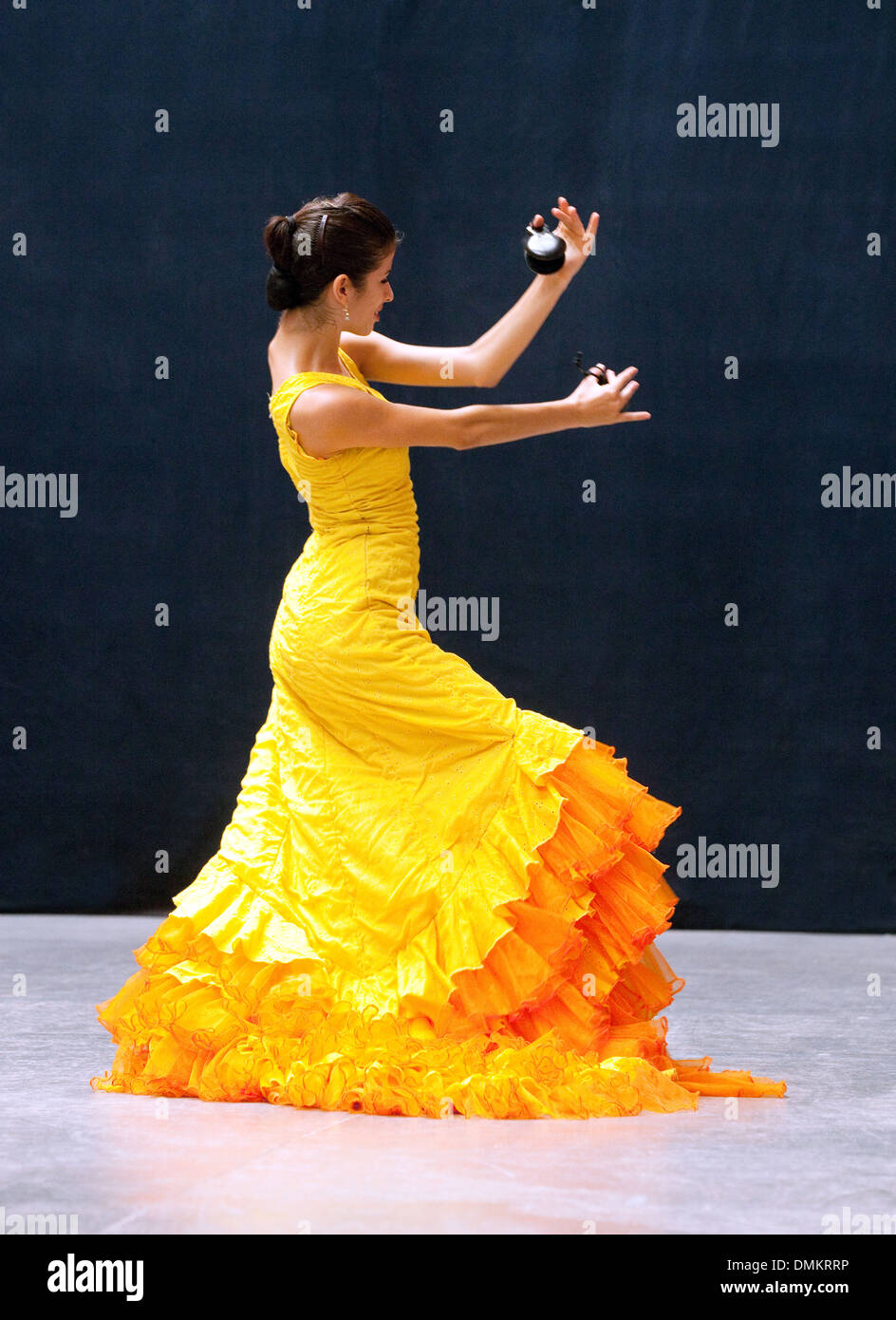 Danseurs de flamenco, de Danse Ballet Espanol de Cuba, La Havane, Cuba, Caraïbes Banque D'Images