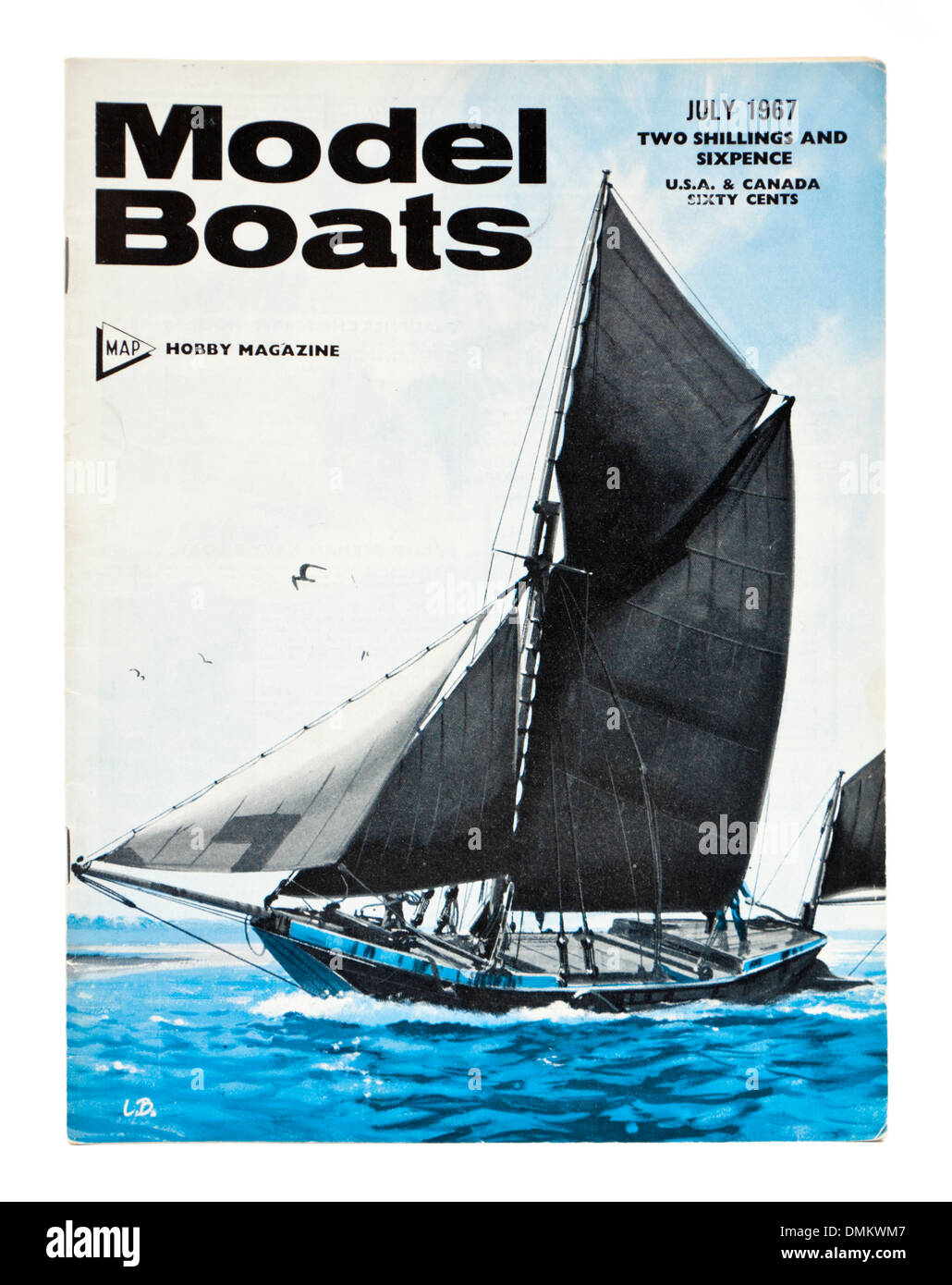 Juillet 1967 Edition du 'Modèle' Bateaux hobby magazine, publié par la carte Banque D'Images