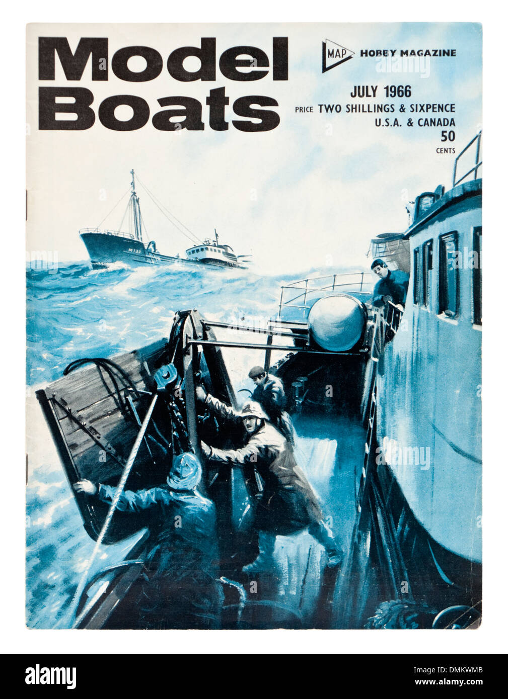 Juillet 1966 Edition du 'Modèle' Bateaux hobby magazine, publié par la carte Banque D'Images