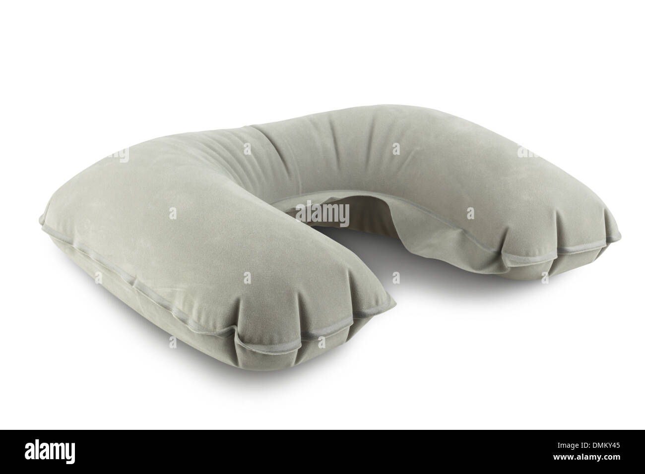 Un coussin gonflable avion isolated on white Banque D'Images