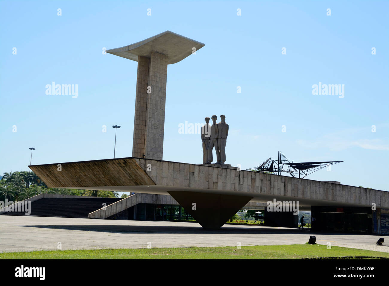 Un soldat de la Seconde Guerre mondiale monument, situé dans le parc Eduardo Gomes à Rio de Janeiro, Brésil. Banque D'Images