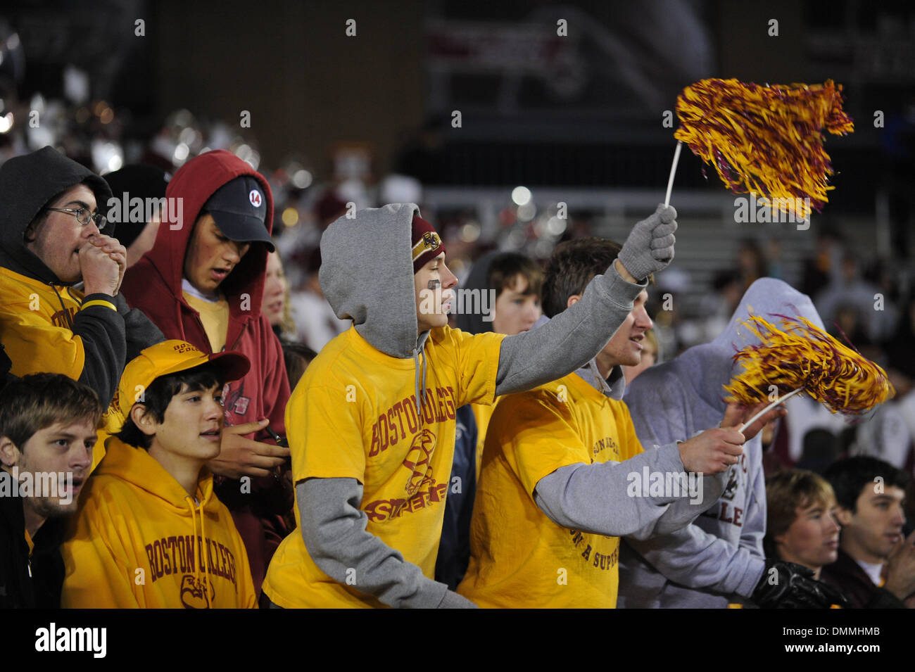 17 Octobre 2009 : Boston College fans à Alumni Stadium à Chestnut Hill, MA. Crédit obligatoire : Geoffrey Bolte / Southcreek Global (Image Crédit : © Southcreek/ZUMApress.com) mondial Banque D'Images