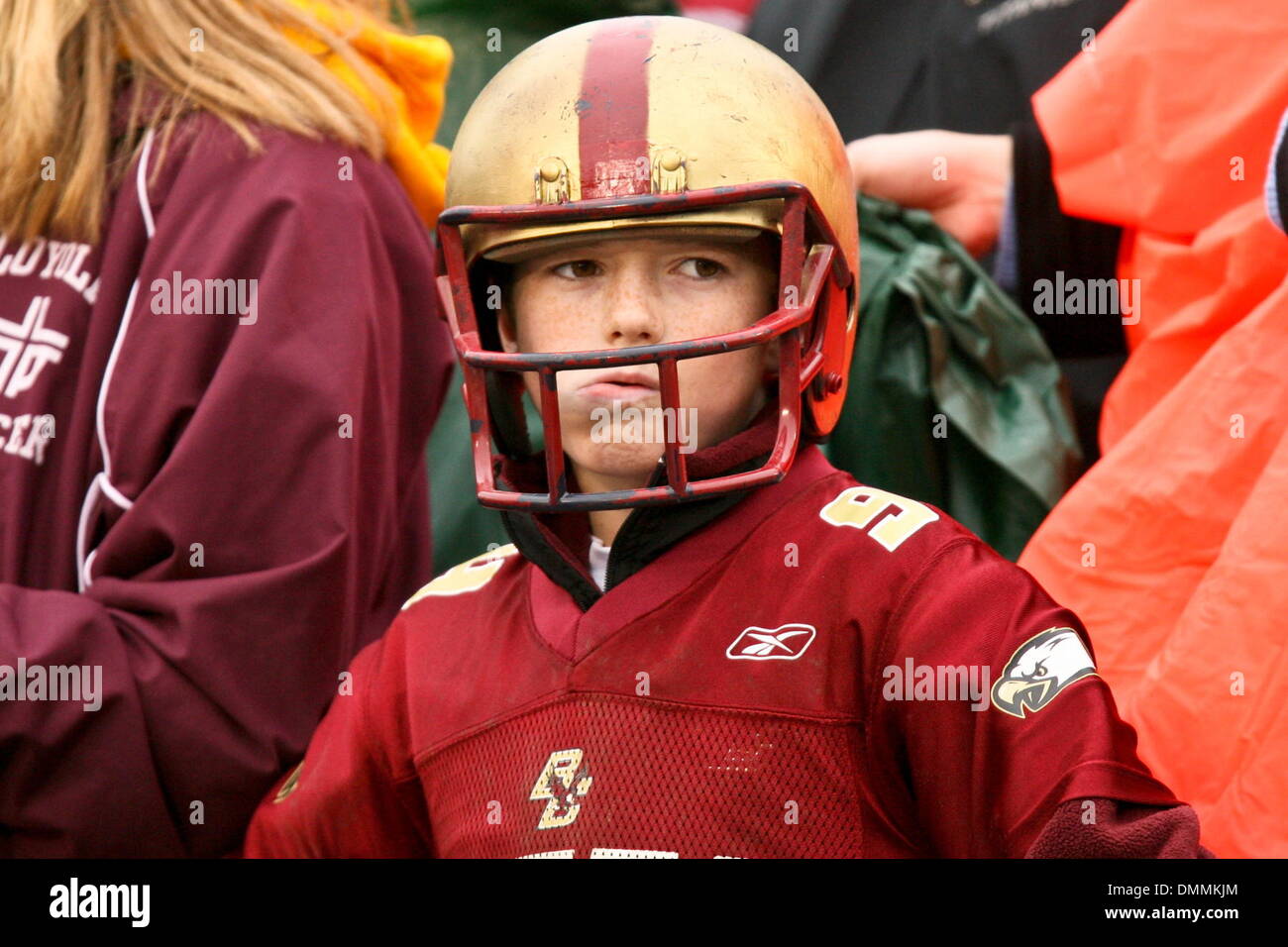 24 Octobre 2009 : Un collège de Boston au cours du ventilateur action de jeu. Boston College of the Atlantic Coast Conference), à Notre Dame, indépendant, au stade Notre-dame à South Bend, Indiana. Notre Dame a gagné le match 20-16..Crédit obligatoire : Scott W. Grau / Southcreek Global (Image Crédit : © Southcreek/ZUMApress.com) mondial Banque D'Images